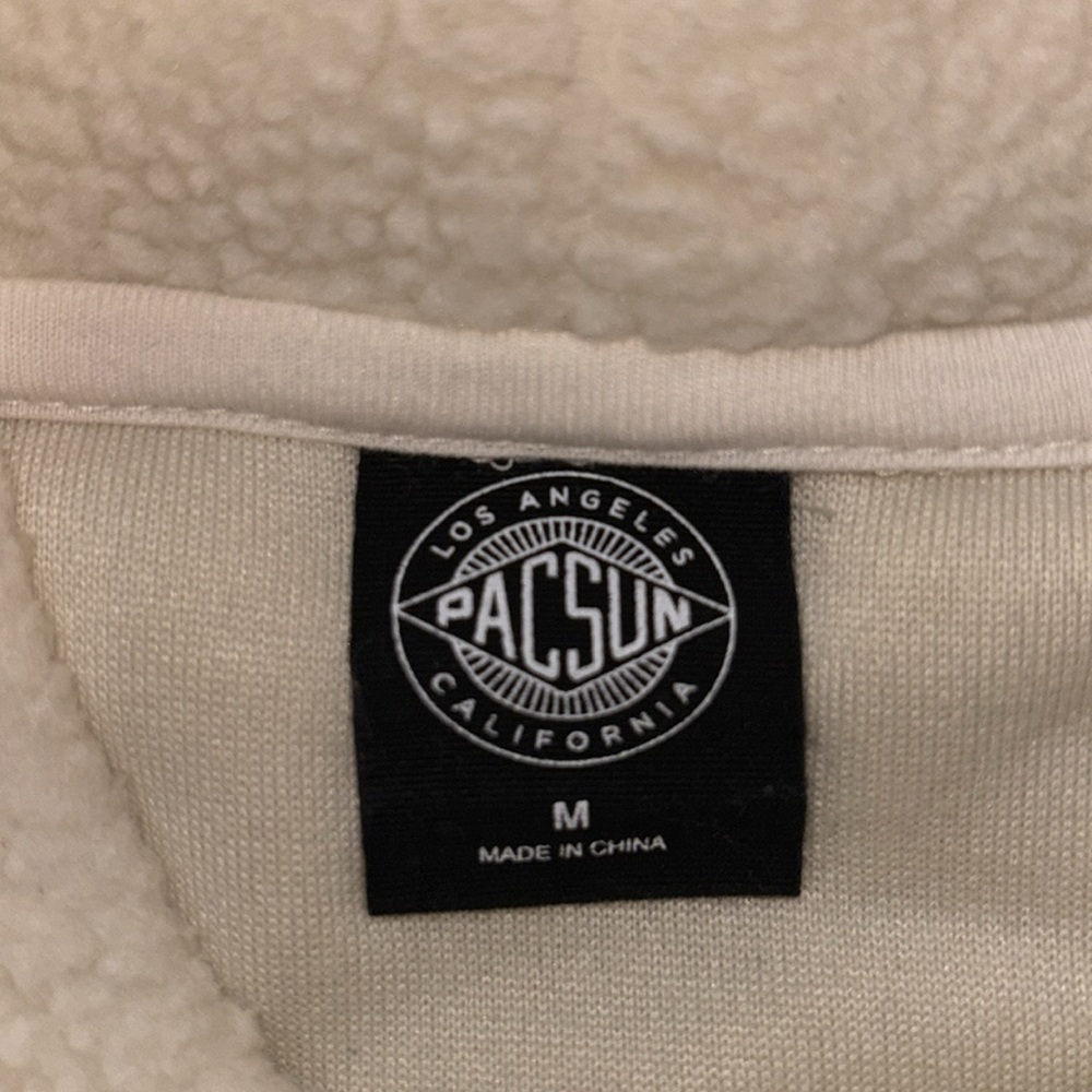 PacSun Pacific Sunwear Cropped Oversized Pullover Fleece, Size M - Picture 10 of 15